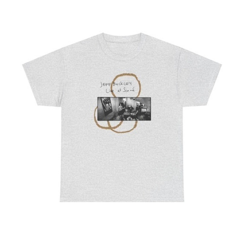 Jeff Buckley Live At Sin-É Shirt Ash Grey